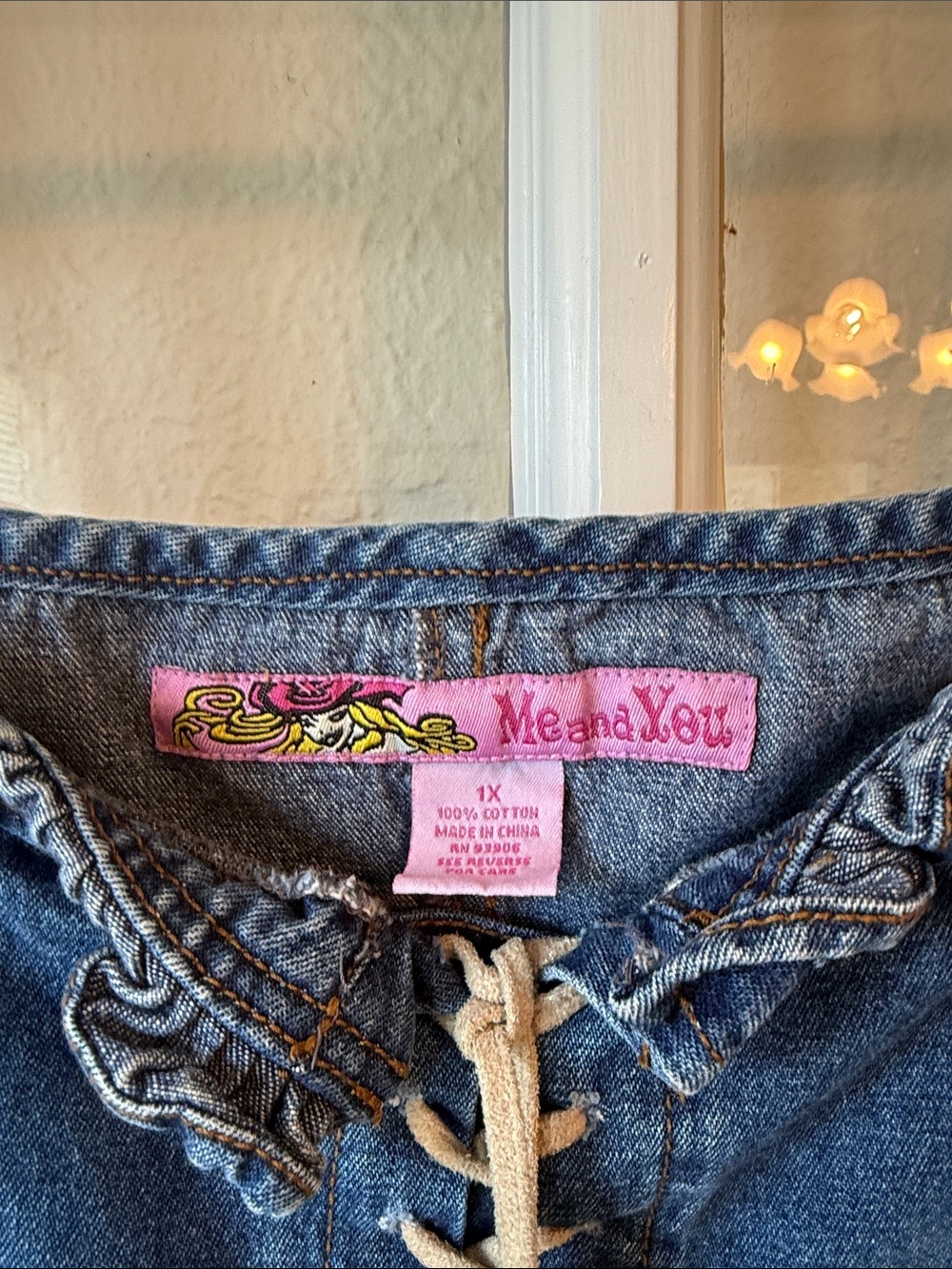 Y2K Me and You Denim Dress - Picture 2 of 7